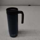 Ello Magnet 18oz Vacuum Insulated Stainless Steel Travel Mug with Side Handle and Leak-Proof Slider Lid and Built-in Coaster, Keeps Hot for 5 Hours, Perfect for Coffee or Tea, BPA-Free, Holiday Gift (Poseidon)