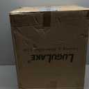 LuguLake Record Player Retro Turntable All in One Vintage Phonograph Nostalgic Gramophone for LP with Copper Horn, Built-in Speaker 3.5mm Aux-in/USB