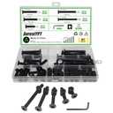 30 Set Crib Screws Replacement Set,Bed Frame Bolts and Nuts Kit,Hex Socket Cap Furniture Screws & Barrel Nuts for Beds Furniture Headboards Crib Hardware Replacement Kit, M6x20/30/40/50/60mm Wrench