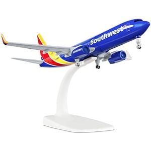 Adult Southwest Model Airplane Aircraft for Collection & Gifts, Multicolor