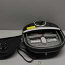 Collapsible Foot Spa Bath with Heat,Foot Massager with Two Side Supports,Leakage Protector,Temperature Control,Bubbles,Red Light,Timer,Feet Spa Tub,Feet Soaker,Gifts (Black)