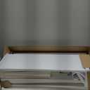 Over The Toilet Storage Cabinet with 2 Barn Door and Toilet Paper Holder Stand, Adjustable Shelf, Freestanding Organizer for Bathroom, or Laundry Room, White