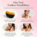 2 x Lymphatic Contour Face Brush, Lymphatic Drainage Brush,Gua Sha Facial Tools for Lymphatic Drainage,Silicone Soft Head Dry Brush and Wet Brush Use