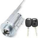 Dasbecan Ignition Switch Lock Cylinder Assembly with 2 Keys Compatible with Lexus Toyota 4runner Avalon Fj Cruiser Land Cruiser Sequoia Solara Tundra 2001-2009, Replace# 89703-33070 69052-34040