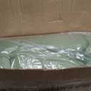 Japanese Floor Mattress, Futon Mattress with Portable Storage Bag and Washable Cover, Roll Up Thick Tatami Mat Suitable for Camping, Guest Room, Green, Twin