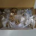 Ravinte 10 Pack 1-1/4 inch Kitchen Cabinet Knobs Drawer Knobs Dresser Knobs Champagne Bronze Zinc Knobs Drawer Pulls Door Knobs Dresser Drawer Handles Knobs for Dresser Drawers
