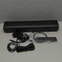 Sound Bar for Smart TV, Soundbar for TV with Bass Reflector and Easy Set up, Home Audio Surround Sound System for TV PC Projector, Wall Mountable