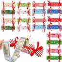 20Pcs Christmas Surprise Money Pull Pouch, Surprise Pull Out Money Gift Box, DIY Rectangle Christmas Money Pull Pouch Kit for Cash Gift, Fun Ways to Give Cash, Cash Candy Gift Pouch Surprise Box Gift Box