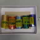 Goelx Silk Thread 25 Main Color Set for Jewellery-Tassel Making- Embroidery-Crafts, Shiny Soft Thread spools