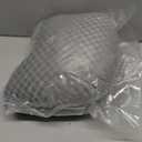 Ear Piercing Pillow with an Ear Hole, Cotton and Polyester Side Sleeping Pillow for CNH and Ear Pain Ear Inflammation Pressure Sores for Side Sleepers, Ear Guard Pillow (Light Grey)