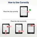 DATAFY [Case-Friendly] Page Turner for Kindle Paperwhite Oasis Kobo eReaders, Camera Camcorder Remote Controls, Page Turner Clicker for ipad Tablets Reading Novels with Wrist Strap Storage Bag
