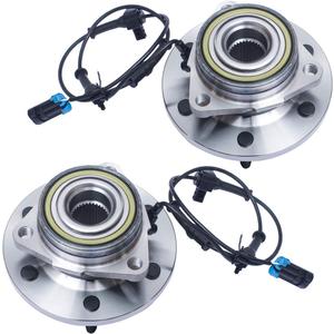 515093 x2 (6 Lug W/ABS) Front Wheel Hub and Bearing Assembly Compatible With 2006 2007 2008 Hummer H3