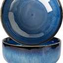 Serving Bowls - 22 Ounce Bowls Set - Ceramic Bowl Set of 2-5.75 inch for Salad, Soup,Cereal Bowls for Kitchen (Royal Blue)