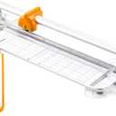 Fiskars Rotary Bypass Trimmer, Self-Sharpening Blade with Aluminum Rail, 12-Inch