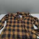 Oversized Womens Flannel Plaid Soft Flannel Button Down Shirt Roll Up Long Sleeve Flannel Plaid Shirt Blouses Women (Large, Sky Blue)