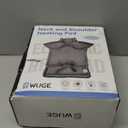 Heating Pad for Neck Shoulder and Back, Valentines Day Gifts for Her Him, Birthday Gift for Women Men Mom, Deeper Pain Relief,Large Weighted Heat Pad, ETL Certified, Gray (24"x33")