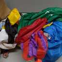 12 Feet Long Christmas Inflatables Santa Claus with Three Reindeer Built-in LED Lights, Blow Up Christmas Outdoor Decorations for Xmas Party Holiday Outdoor Garden Lawn Yard Decor