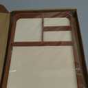 EOJDDPA Valet Tray for Men, PU Leather Desk & Nightstand Organizer - Two-Toned Catch All Tray for Keys, Wallet, Watch, Jewelry and EDC Gear (brown)