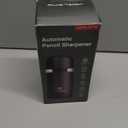 JARLINK Automatic Electric Pencil Sharpener - Hands-Free Operation, 3 Sharpness Modes, 3-Second Sharpening, Rechargeable & Portable for 7-12mm Pencils, Ideal for Classroom and Home Use (Black)