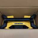 DEWALT 12V/20V MAX Portable Bluetooth Radio, Cordless, 100 ft Range, 3.5 Subwoofers, Jobsite (DCR028B)