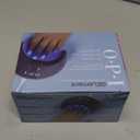 OPI GELement LED Curing Lamp for Gel Nail Polish | DIY Professional Salon Quality Manicure Results | 4 Finger Design & Mirrored Interior for Curing | 60 Second Timer, Grey