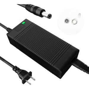 EVAPLUS UL Certified 54.6V Electric Bike Power Adapter, Fast Electric Scooter Charger for 48V Lithium Battery, DC Connector 5.5mm * 2.5mm/2.1mm