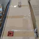 Twin Over Twin Metal Bunk Bed with Slide and House Design, Black Bed Frame with Red Slide