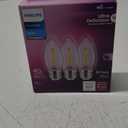 PHILIPS LED 40W Replacement 3.5 W LED 3 Pack Ultra Definition 300 Brightness