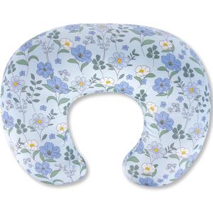 Nursing Pillow, Breastfeeding Pillow with Removable Cotton Cover, Baby Feeding Pillow for Mom Easier Breast Feeding and Bottle Feeding, Breastfeeding Support Cushion for Newborn (Flower)