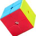 Roxenda 2x2x2 Speed Cube, 2 by 2 Magic Cube Smooth Puzzle Cube 50mm (Stickerless)