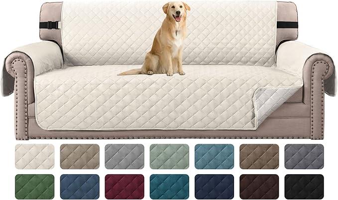 Couch Cover, Waterproof Sofa Covers Washable Slipcover Furniture Protector Couch Seat Covers Non-Slip Couch Cover for Dogs, Pets Size 75x110