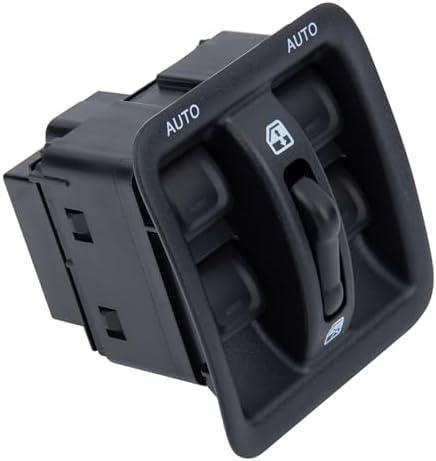 Power Window Master Switch and Bezel. Replaces Part 68057595AC, 68156217AA, 68156217AB, 68156217AC. Compatible with 2011-2017 Jeep Wrangler.