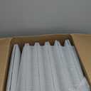 Umedol 3D Anti-Collision Wall Padding for Kids, Grey Peel and Stick Headboard Pack of 12 Panels Sized 7.8" x 15.7", Self-Adhesive Panels for Bedroom/Living Room Upholstered Wall