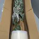 Artificial Fake Olive Tree 4FT Tall 1Pack with White Planter Faux Silk Olive Tree for Home Living Room Office Decor Faux Artificial Plants Indoor with Fruit & Free Moss