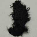 Shaggy Plush Faux Fur Fabric Precut Strips Black Fur Fluffy Fuzzy Craft Fur for Christmas Decoration DIY Craft Gnomes Beard Hair Dwarf Cosplay Costume (Black, 4x60 inch)