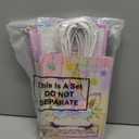 Kolldenn 24 Pcs Unicorn Party Favor Bags for Birthday Party Supplies Cute Unicorn Gift Goodie Paper Bags with Handles Rainbow Goody Treat Candy Pouch for Girls Birthday Baby Shower Decorations