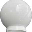 Beam Lighting 6-inch White Acrylic Replacement Globe - Cover for Ceiling, Wall Fixtures, Lamp Posts, or Streetlights