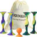 Silicone Suction Cup Darts Game Set - 4.2 Inch Large Size Soft Darts Safe Sticky Throwing Toys for Adults - Indoor, Outdoor Sports Throwing Games, Perfect for Enjoying with Family & Friends