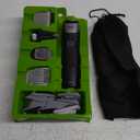 Philips Norelco Multigroom Series 5000 18 Piece, Beard Face, Hair, Body and Intimate Hair Trimmer for Men - NO BLADE OIL MG5910/49 (Black)