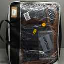 Black Brown Car Seat Covers Full Set, Luxury Leather Brown Seat Covers for Front and Rear Seats Waterproof Anti-Slip Full Wrapped Universal Fit for Most 5-Seater Cars SUVs