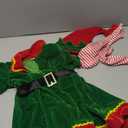 Kids Toddler Baby Girls Christmas Outfits Elf Costumes Santa's Helper Fancy Dress Xmas Cosplay Elf Hat Stockings (2-3 Years, Green)