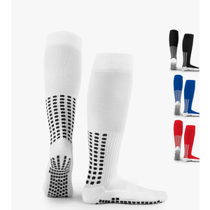 LUX Anti Slip Soccer Knee Socks,Non Slip Football/Basketball/Hockey Sports Grip Socks
