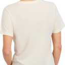 Spyder Women's Sparkle Logo Graphic Short Sleeve Tee T-Shirt (Beige, S)
