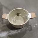 Carote 4.5 QT Stock Pot with Lid, Ceramic Nonstick Soup Pot, Induction Compatible, Easy to Clean, Oatmeal 