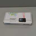 SMARTRO Digital Projection Alarm Clock for Bedrooms with Indoor Thermometer Hygrometer, USB Charger, Bedside Projector, Travel, AC and Battery Operated