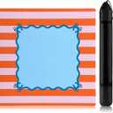 Dunzy 33'' x 33'' Mahjong Mat with Carrying Bag Non Slip Noise Reduction Gaming Mat Rubber Mahjong Table Cover Accessories Gifts for Poker Board Games Dominoes (Navy Blue)