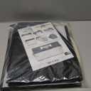 Collapsible Fabric Dog Toy Box and Storage Bin With Handle - Trapezoid Basket Chest Organizer for Pet Toys, Blankets and Accessories, Black