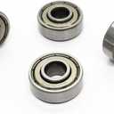 Rollator Caster Wheel Bearings,Wheelchair Caster Bearings,Rollator,Transport Chairs,Wheelchair,Universal Replacement Parts.ID8.0*OD22*T9mm,Compatible with 8.0MM (5/16") Wheel axles,STDS1011,(4pcs)