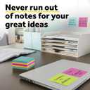Post-it Super Sticky Notes, 1 Cube Note Sticky Notes Pad, 3 x 3 in., School Supplies and Oﬃce Supplies, 2X the Sticking Power, Neutrality Collection