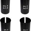 Set of 4 Sizes Bike Seat Post Adapter Shim Seat Post Adapter Bicycle Seat Tube Conversion Sleeve 25.4mm to 27.2/28.6/30.9/31.6mm 60mm Length Aluminum Alloy for Road Mountain Bike MTB